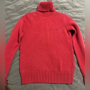 Ralph Lauren Polo sport Red Turtleneck Sweater